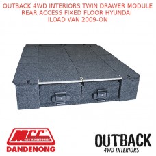OUTBACK 4WD INTERIOR TWIN DRAWER REAR ACCESS FIXED FLOOR HYUNDAI ILOAD VAN 09-ON